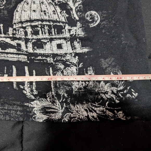 Black Graphic Rome T-Shirt - Picture 5 of 6